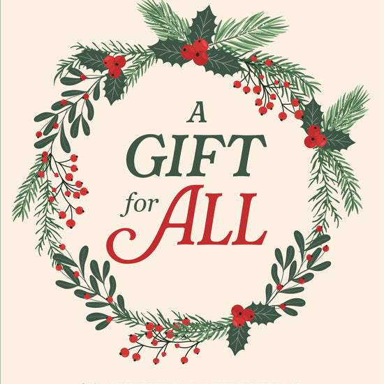 Cover of Christian booklet "A Gift for All-10 Christmas Reflections on God's Gift to Us-Jesus."