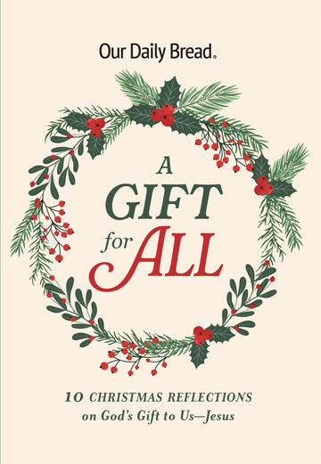 Cover of Christian booklet "A Gift for All-10 Christmas Reflections on God's Gift to Us-Jesus."