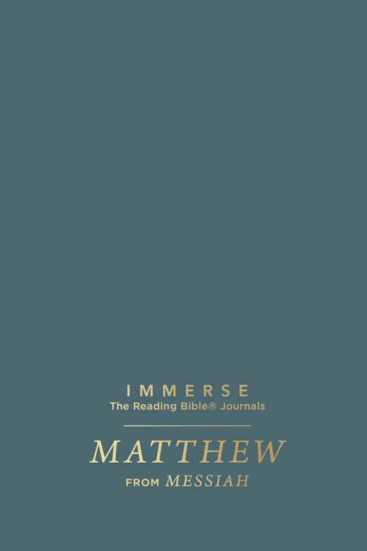 Matthew - Immerse: The Reading Bible Journal
