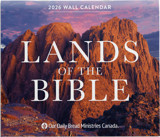 Lands of the Bible 2026 Wall Calendar