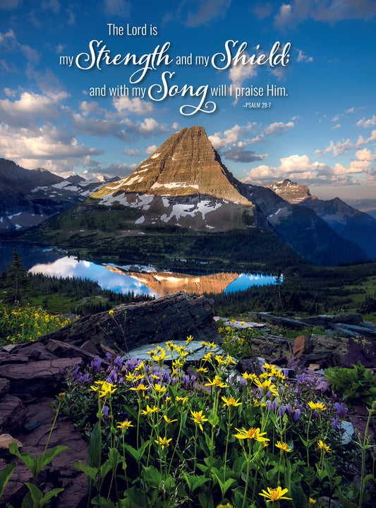 Strength and Shield: 1000 Piece Jigsaw Puzzle featuring Psalm 28:7