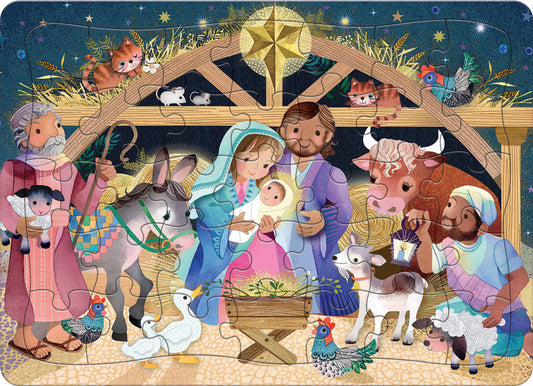 A Child is Born: 35 Piece Tray Puzzle for Children
