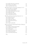 Table of contents page from Closer to God: 10-week prayer study book featuring chapters on intercession, leadership, and ministry