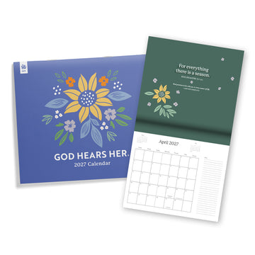 God Hears Her 2027 Wall Calendar