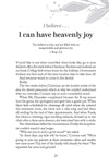 Text page with a quote about heavenly joy and a dental office anecdote in the book 'Lord, I Believe' by Lori Hatcher