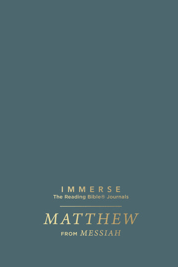 Matthew - Immerse: The Reading Bible Journal