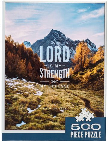 Strength & Defense Mountain Top: 500 Piece Puzzle
