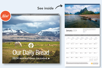 Our Daily Bread 2024 Inspirational Calendar (Canadian Version)