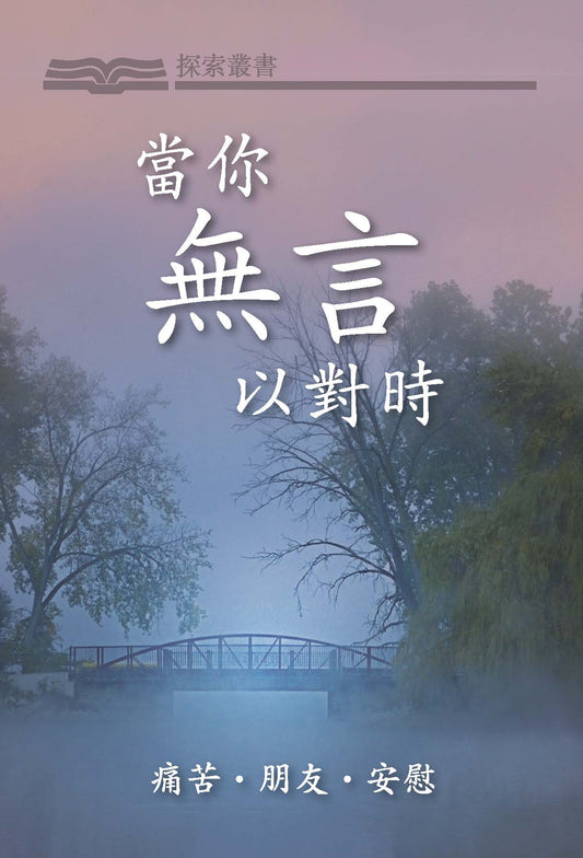 當你無言以對時 │When You Don't Know What To Say (Traditional Chinese Discovery Series Booklet)