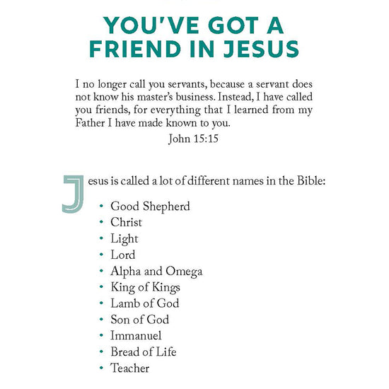 Chapter 97 page titled You've Got A Friend In Jesus from 'You Got This!' book by Crystal Stine for middle schoolers