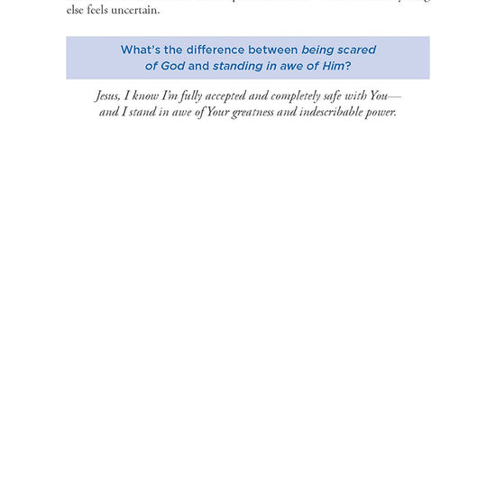 Text on a white background with a challenge question from the book 'Moments with God for Teens' by Our Daily Bread Ministries 
