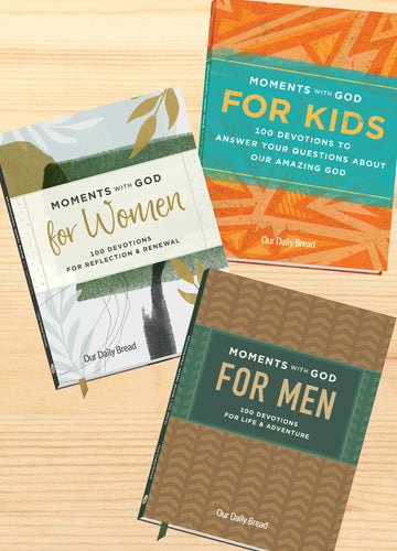 Moments with God for Women, Men and Kids