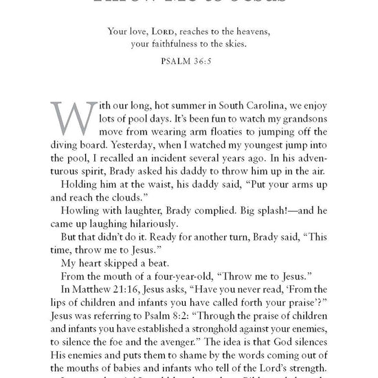 Chapter 8 Throw Me to Jesus from the book 'mourning glories' by Marilyn Nutter with a white background.