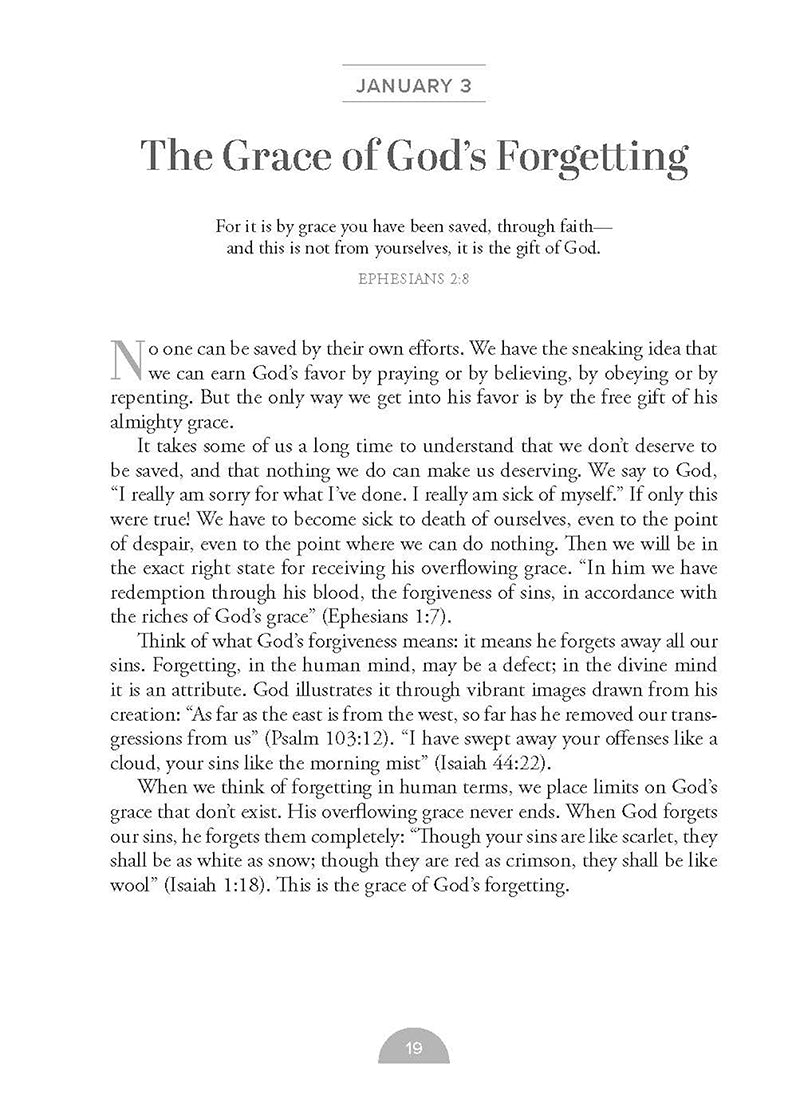 January 3 devotional from My Utmost For His Highest book by Oswald Chambers entitled The Grace of God's Forgetting