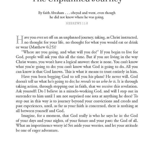 January 2 devotional from My Utmost For His Highest book by Oswald Chambers entitled The Unplanned Journey