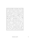 Scrambled word puzzle grid on a white background in Search the Scriptures: Galatians, Ephesians, Philippian & Colossians, a word find book by Our Daily Bread Ministries.