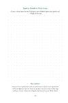 A writing prompt page with an empty dotted grid area entitled Speak it, Doodle it, Write it Out in the 'Truly You: 90 Devotions on Faith, Feelings, and Friends for Teen Girls' book by Sarah Humphrey