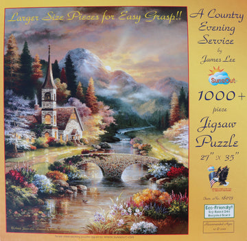 A Country Evening Service - 1000+pc Jigsaw Puzzle