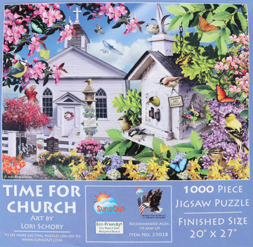 Time for Church - 1000 Pc Jigsaw Puzzle